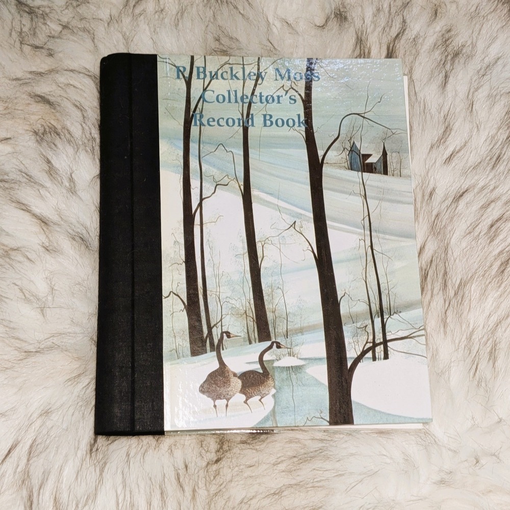 Illustrator P. Buckley Moss Collector's Record Book Folk Art Virginia